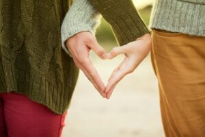 hands making a heart shape